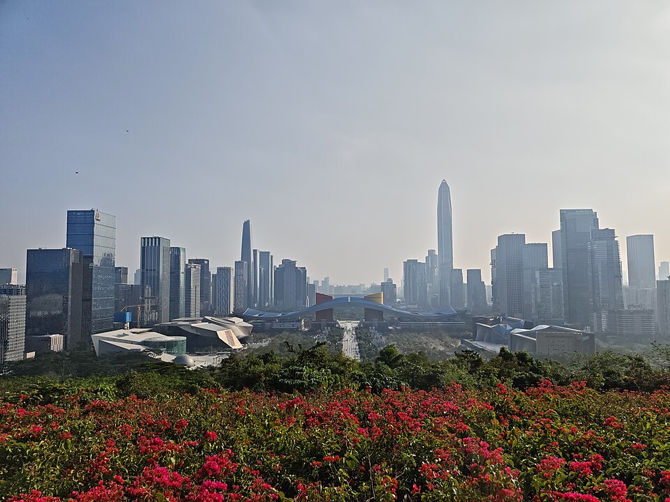 Lianhua Hill & the Futian skyline